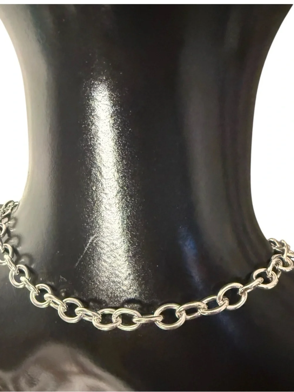 Polished Silver Heart Toggle Necklace - Women's Jewelry